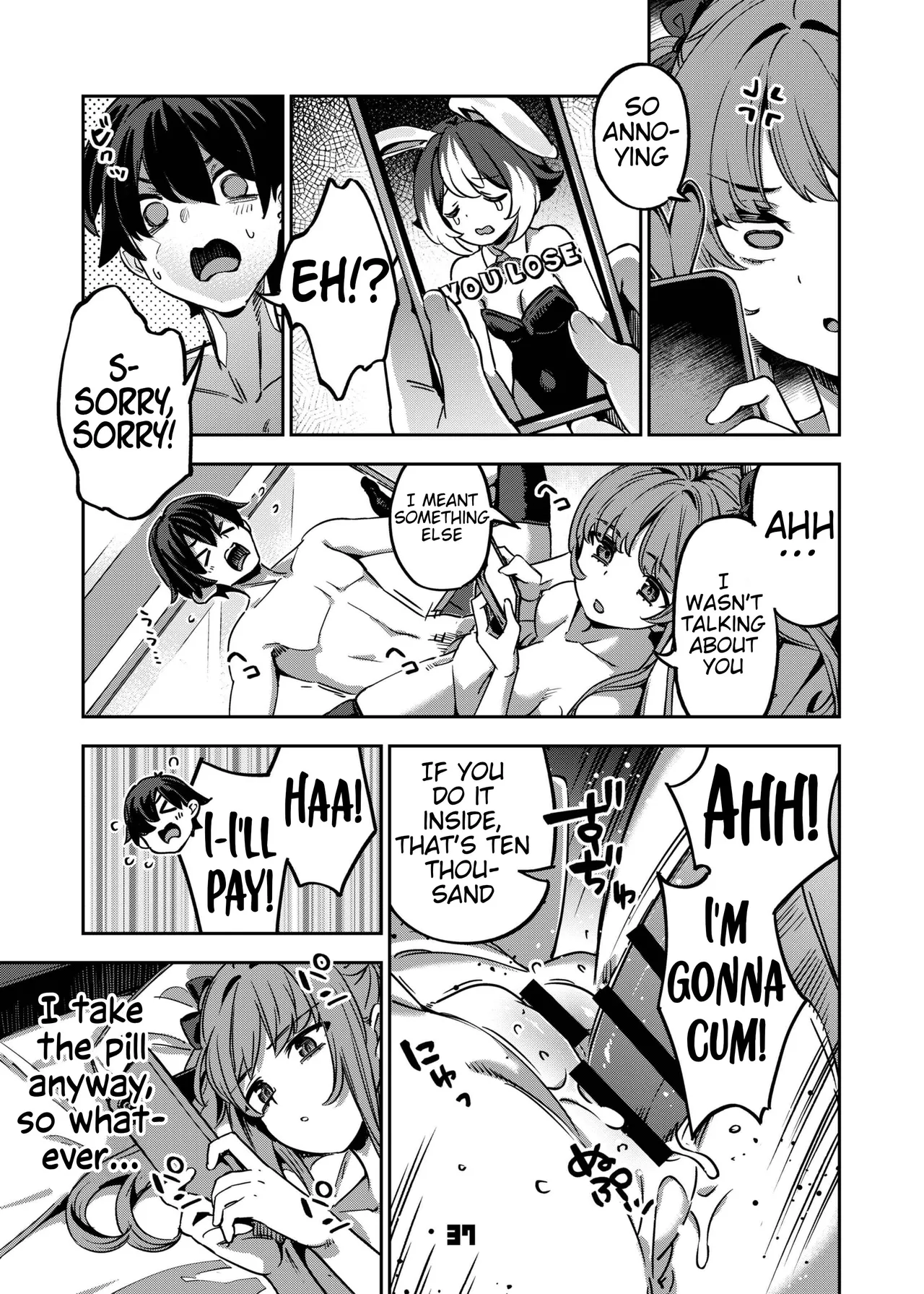 Hentai Manga Comic-In the case of Maita, a girl who engages in "sugar dating" (a type of compensated dating activity), episode 2.-Read-36
